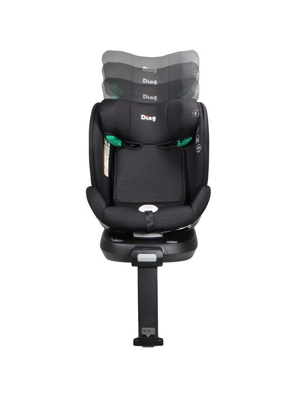 Bílstóll GR 0/1/2/3 - I-Size -40-150 cm - Fynn - Black - 360
