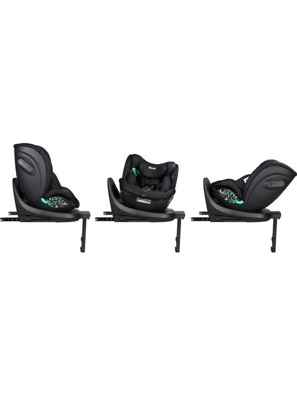 Bílstóll GR 0/1/2/3 - I-Size -40-150 cm - Fynn - Black - 360