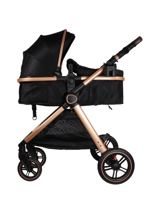 3 in 1 kerra/vagn - black/rose