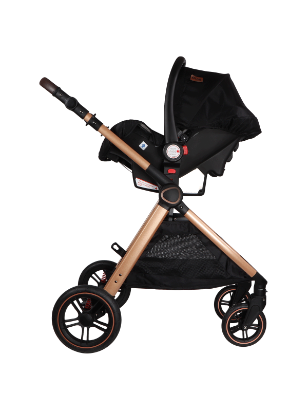 3 in 1 kerra/vagn - black/rose