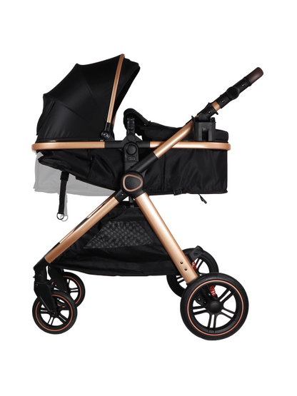 3 in 1 kerra/vagn - black/rose