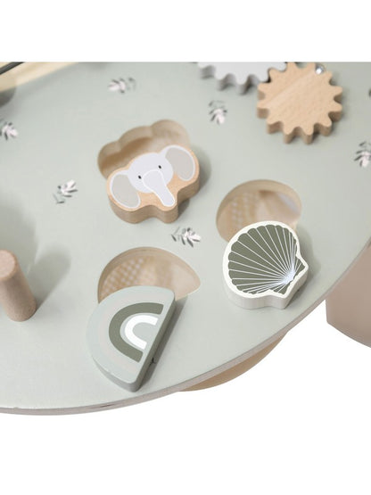 Activity table olive green