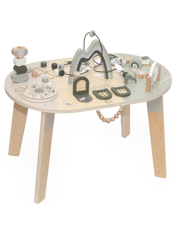 Activity table olive green