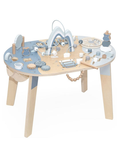 Activity table blue