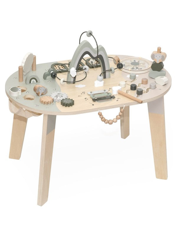 Activity table olive green