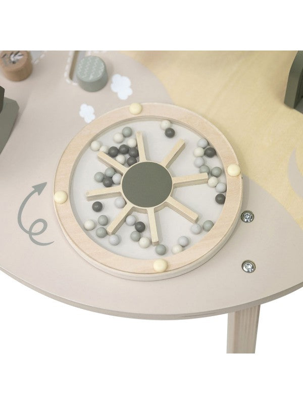 Activity table olive green