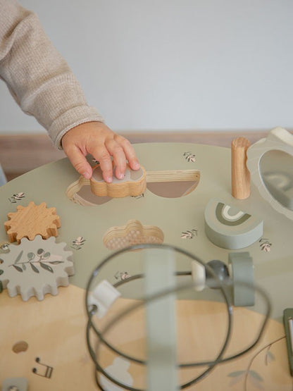 Activity table olive green