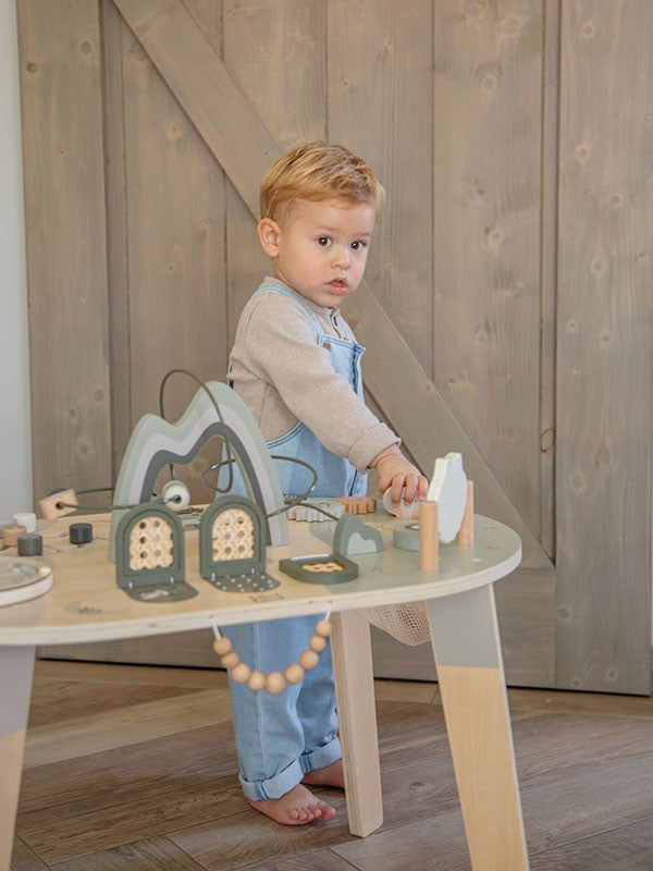 Activity table olive green