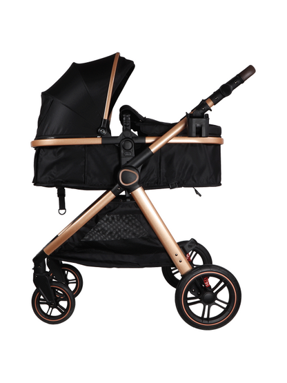 3 in 1 kerra/vagn - black/rose